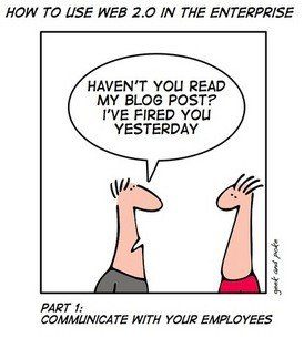 Laid off: the web 2.0 way.