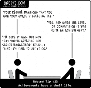 Condense it? No way! It was the best job EVER! (Featuring dated info in your resume)
