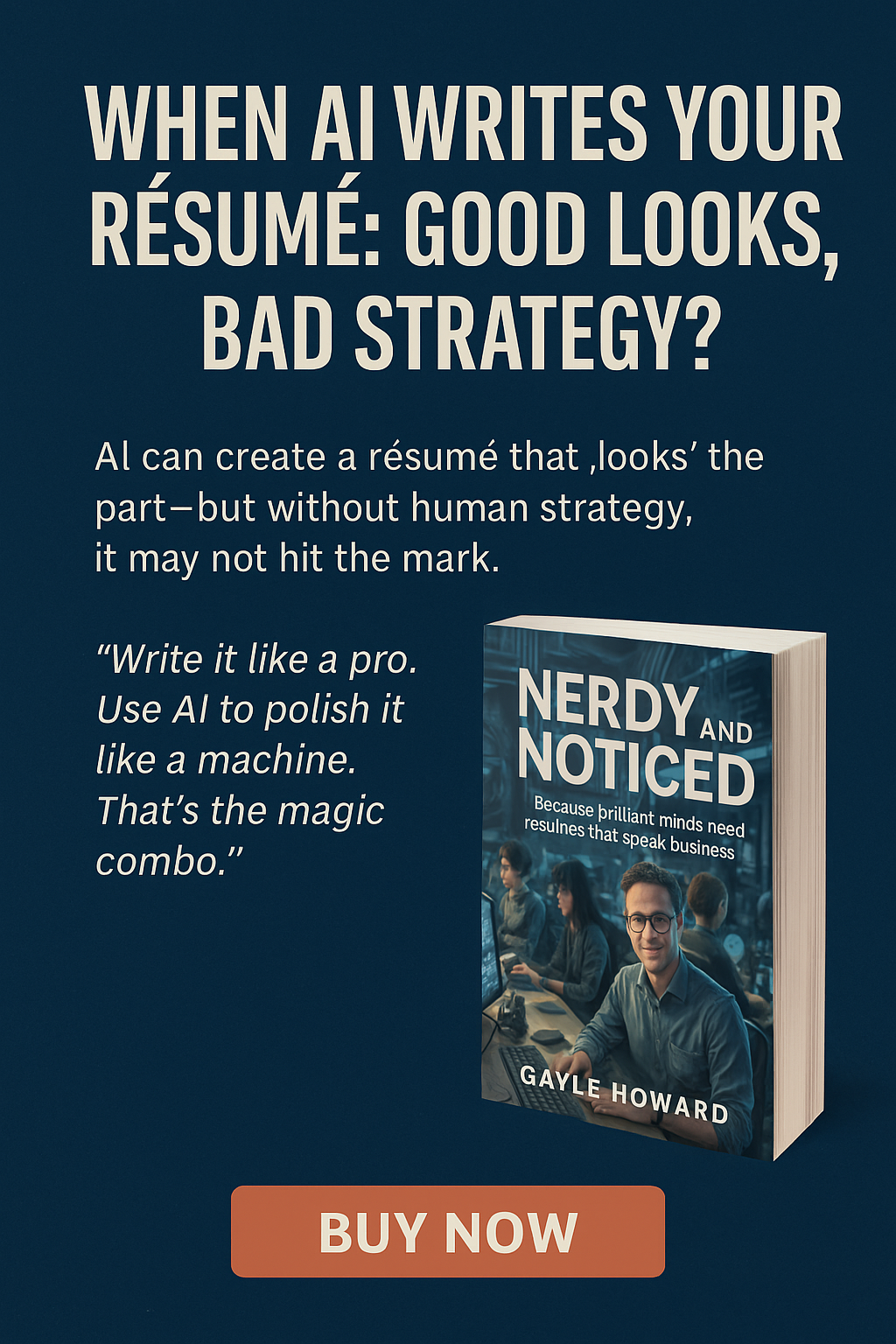 When AI Writes Your Resume: Good Looks, Bad Strategy?
